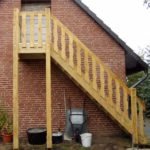 Außentreppe aus Eiche