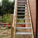 Außentreppe aus Eiche