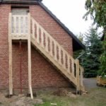 Außentreppe aus Eiche