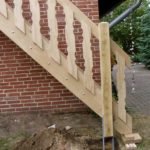 Außentreppe aus Eiche