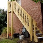 Außentreppe aus Eiche