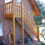 Außentreppe Eichenholz