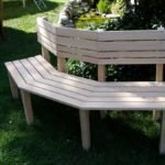 Gartenbank aus Lerche