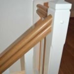 gerade Treppe mit Eichenstufen