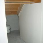 Einbau eingepasster Garderobe