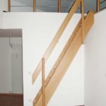 Platzsparende Raumspartreppe aus Buche
